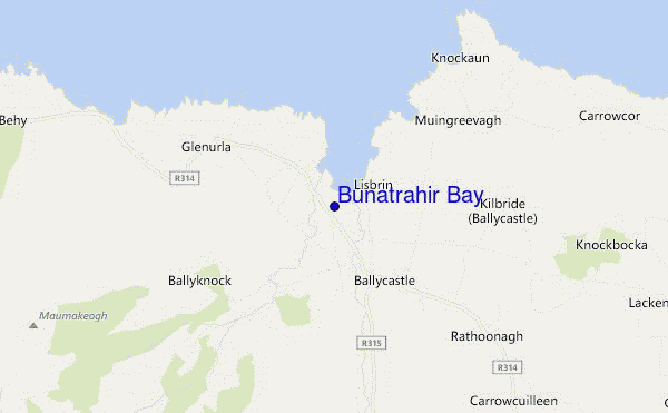 Bunatrahir Bay location map