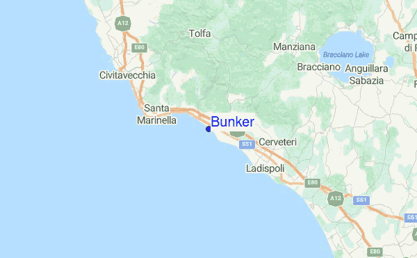 Bunker Location Map