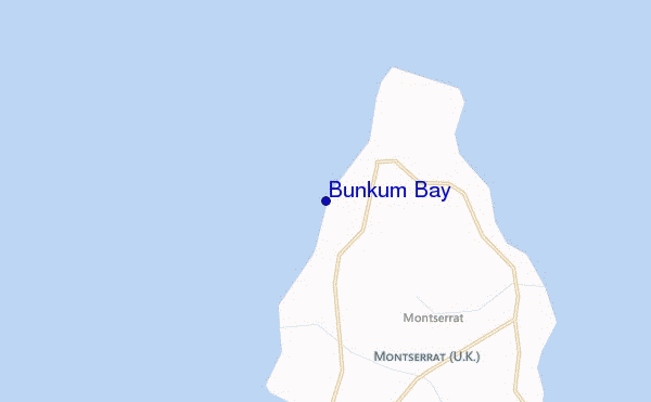 Bunkum Bay location map