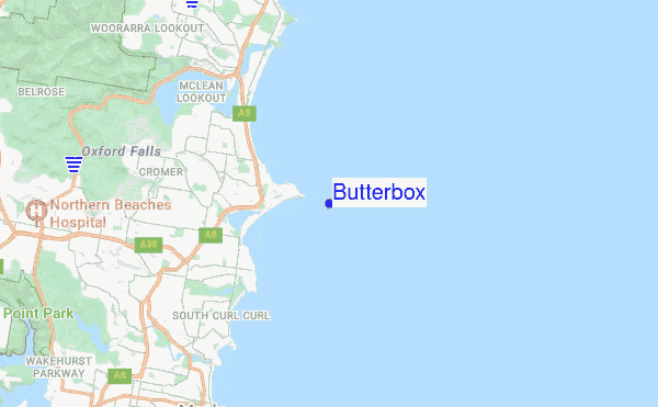 Butterbox location map