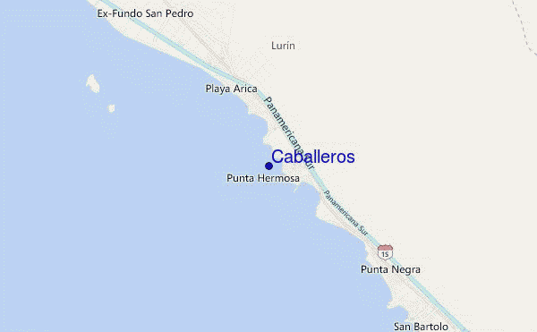 Caballeros location map