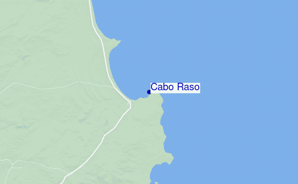 Cabo Raso location map