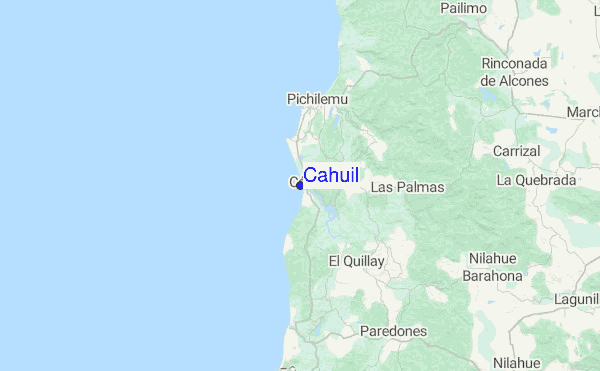 Cahuil Location Map