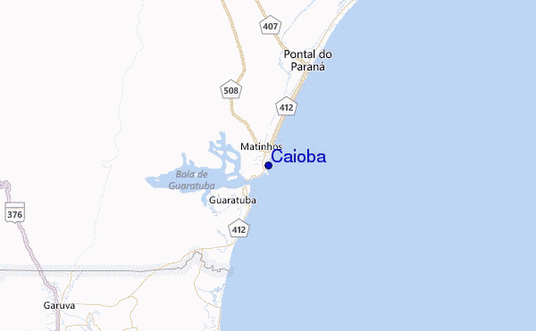 Caioba Location Map