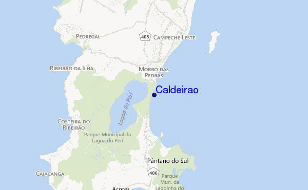Caldeirao location map