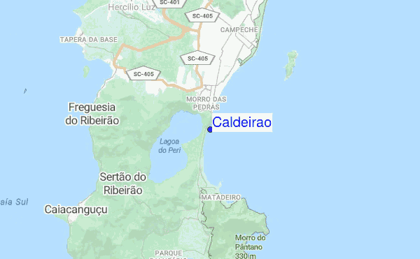 Caldeirao location map