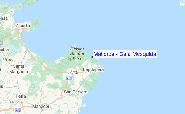Mallorca - Cala Mesquida Surf Forecast and Surf Reports (Balearic