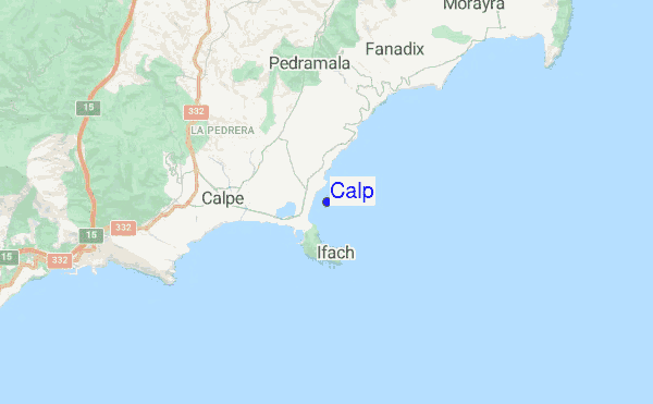 Calp location map