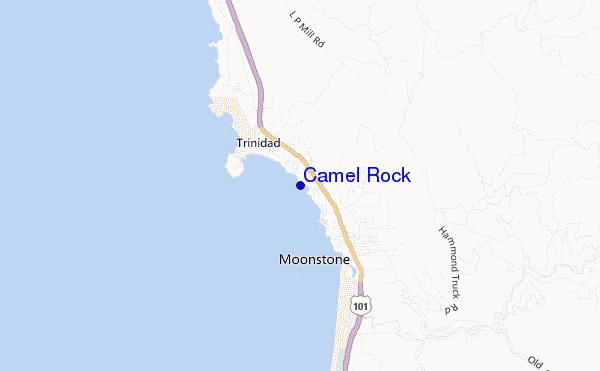 Camel Rock location map