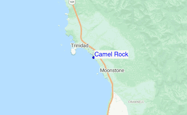 Camel Rock location map