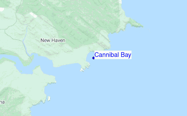Canibal Map Cannibal Bay 48 hour detailed Surf Forecast