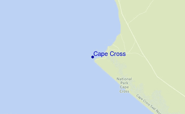 Cape Cross location map