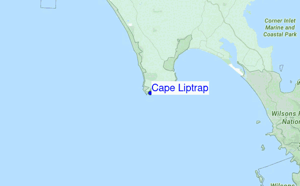 Cape Liptrap Location Map