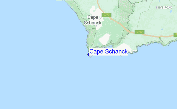 Cape Schanck location map