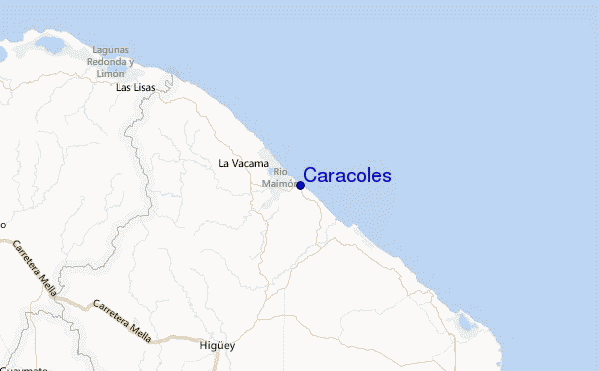 Caracoles Location Map
