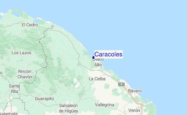 Caracoles Location Map