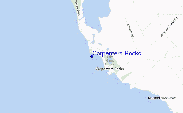 Carpenters Rocks location map