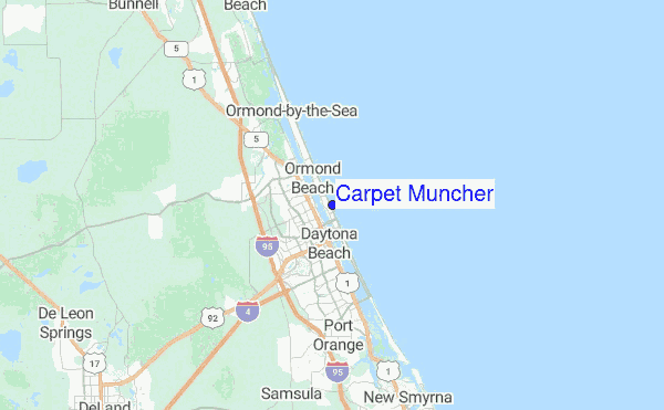 Carpet Muncher Location Map