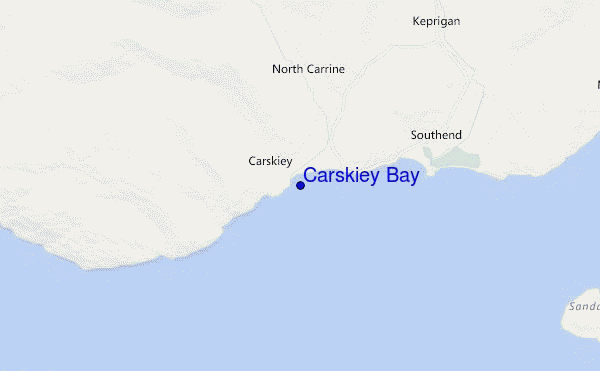Carskiey Bay location map