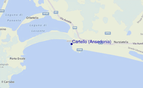 Cartello (Ansedonia) location map