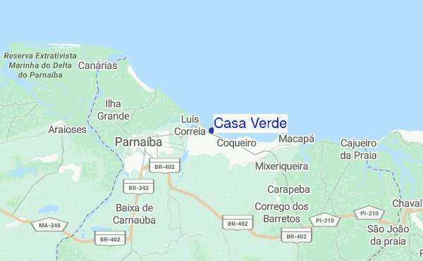 Casa Verde Location Map
