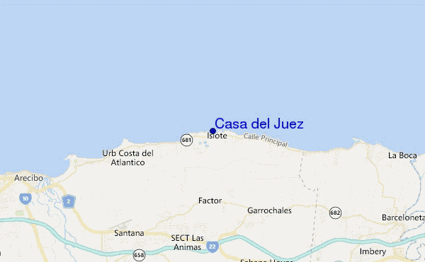Casa del Juez location map