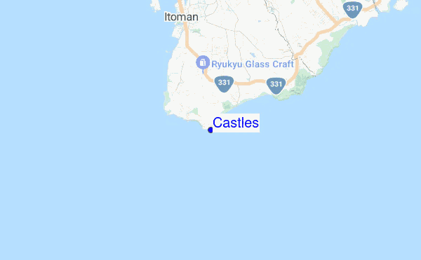 Castles location map