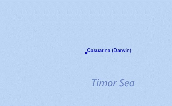 Casuarina (Darwin) location map
