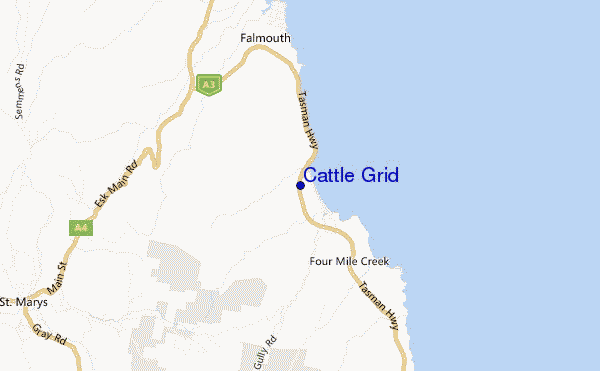 Cattle Grid location map