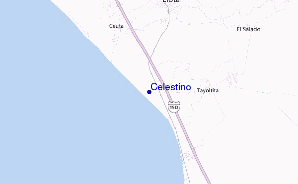 Celestino location map