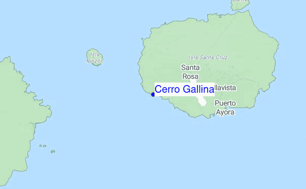 Cerro Gallina Location Map
