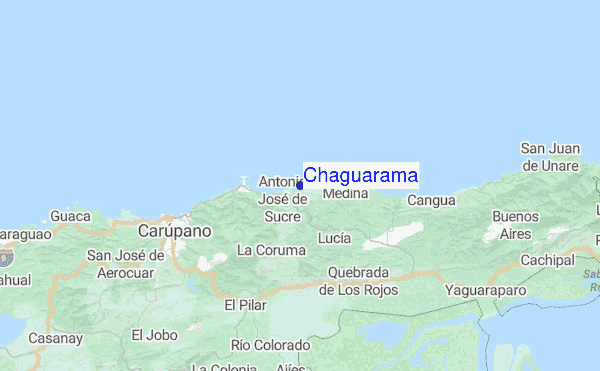 Chaguarama Location Map