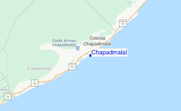 Chapadmalal location map