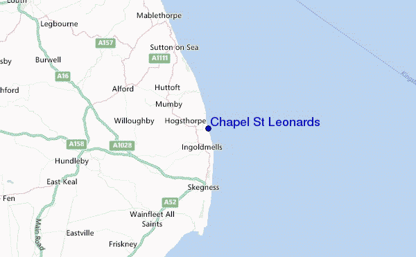 Chapel St Leonards Location Map