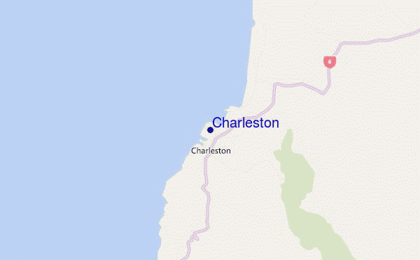 Charleston location map