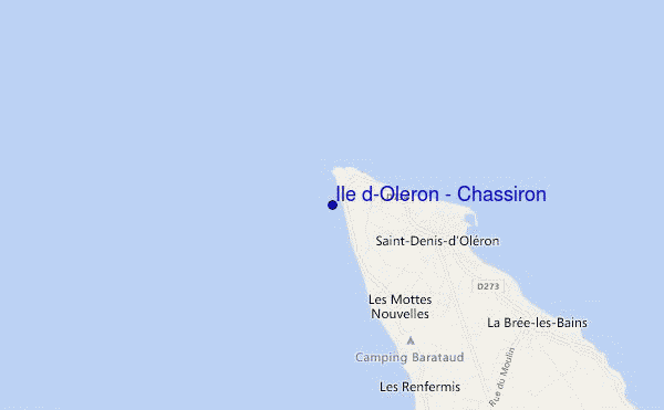 Ile d'Oleron - Chassiron location map