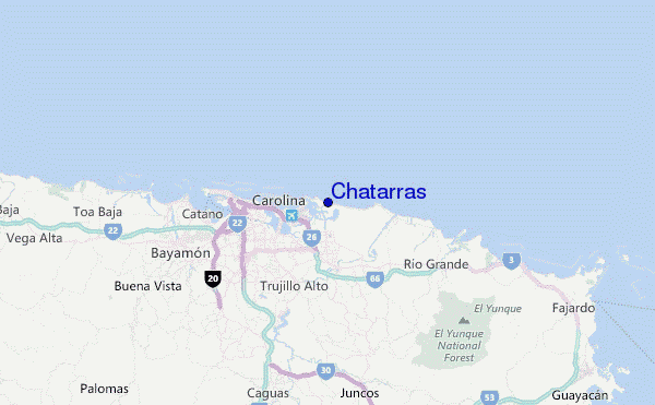 Chatarras Location Map