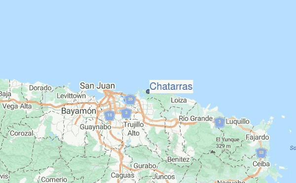 Chatarras Location Map
