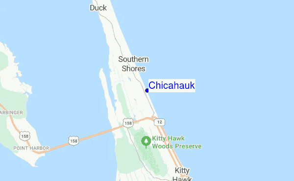 Chicahauk location map