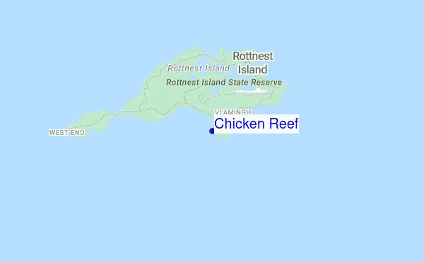 Chicken Reef location map