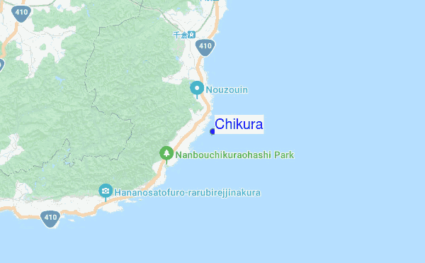 Chikura location map