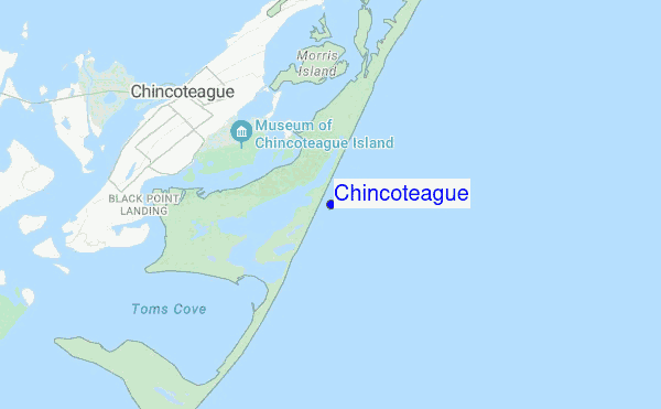 Chincoteague location map