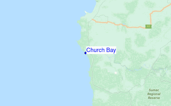 Church Bay Location Map