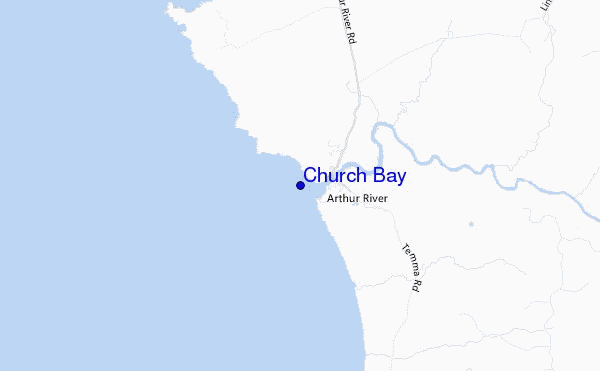 Church Bay location map