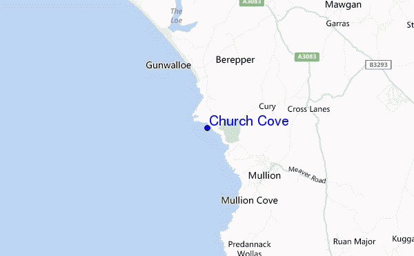 Church Cove location map