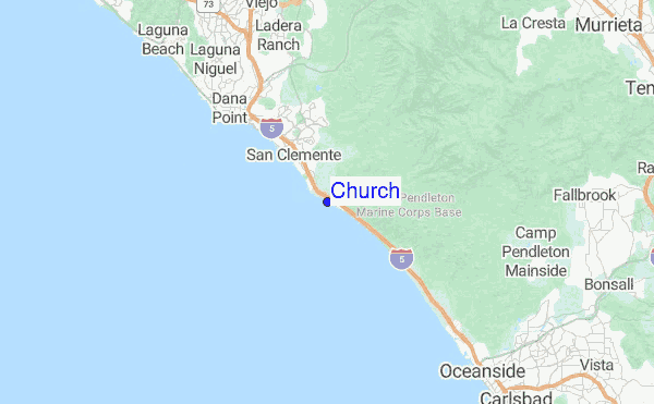 Church Location Map