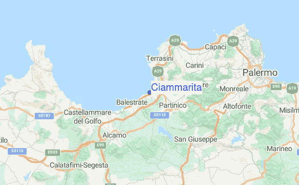 Ciammarita Location Map