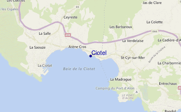Ciotel location map