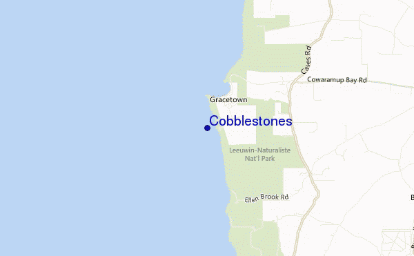 Cobblestones location map