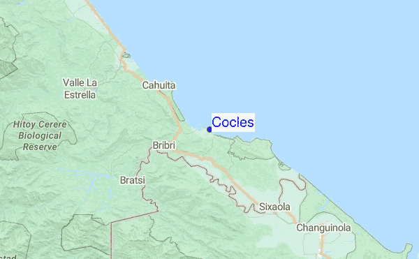 Cocles Location Map